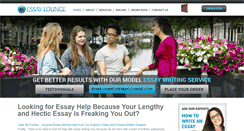 Desktop Screenshot of essaylounge.com