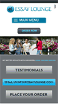 Mobile Screenshot of essaylounge.com